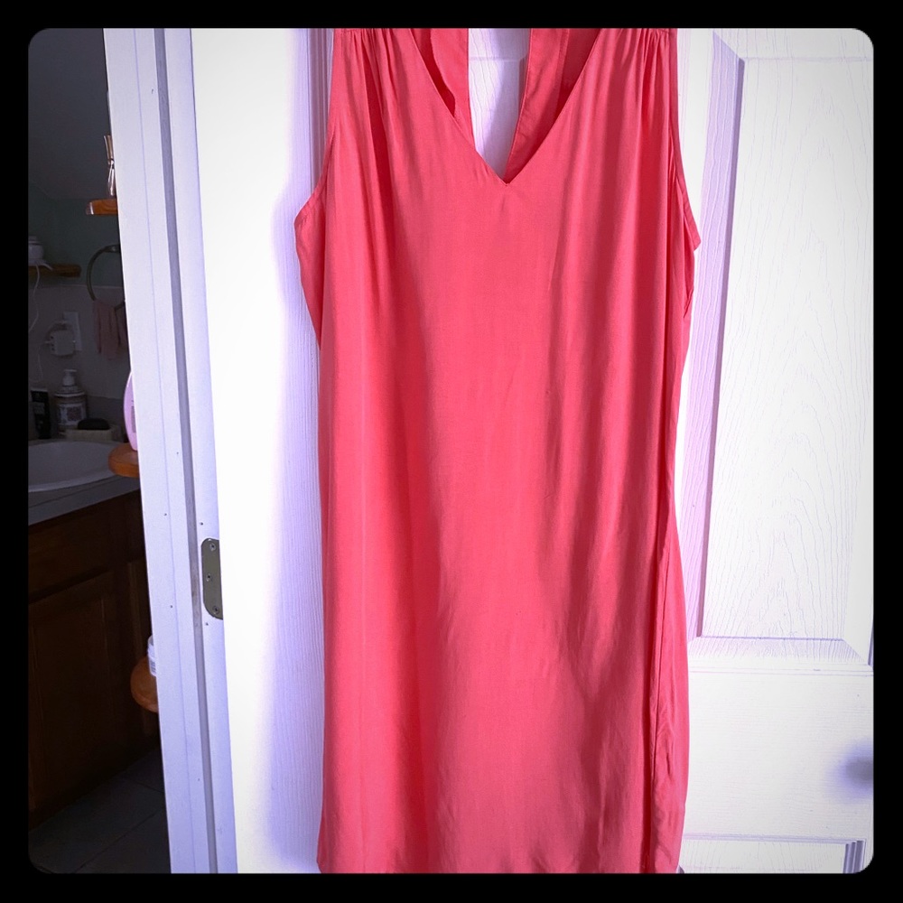 Coral Sheath Dress